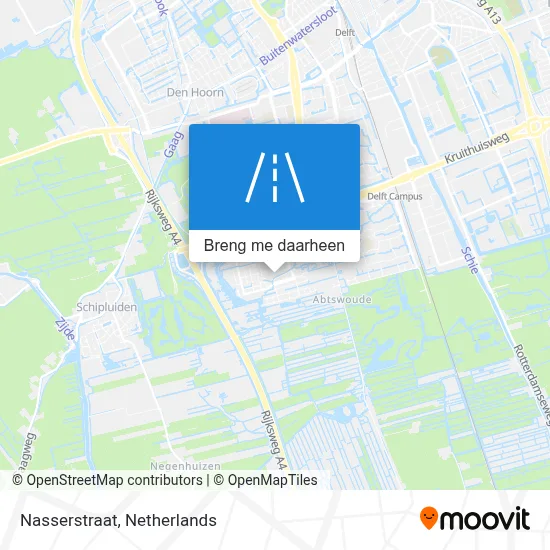 Nasserstraat kaart