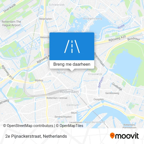2e Pijnackerstraat kaart