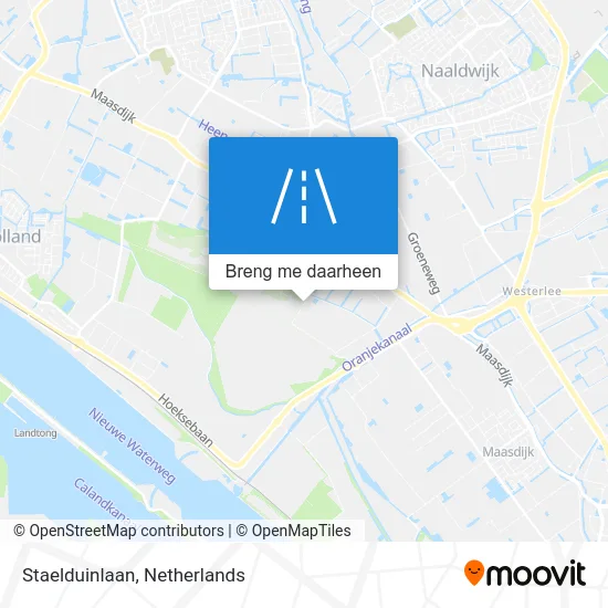 Staelduinlaan kaart