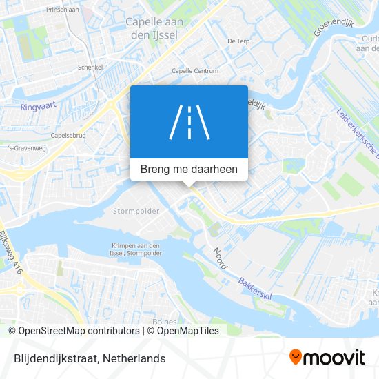 Blijdendijkstraat kaart