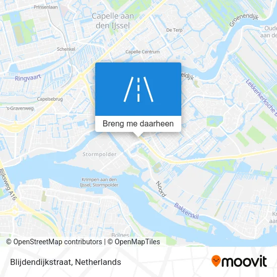 Blijdendijkstraat kaart