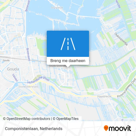 Componistenlaan kaart