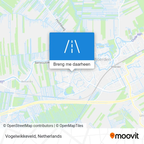 Vogelwikkeveld kaart