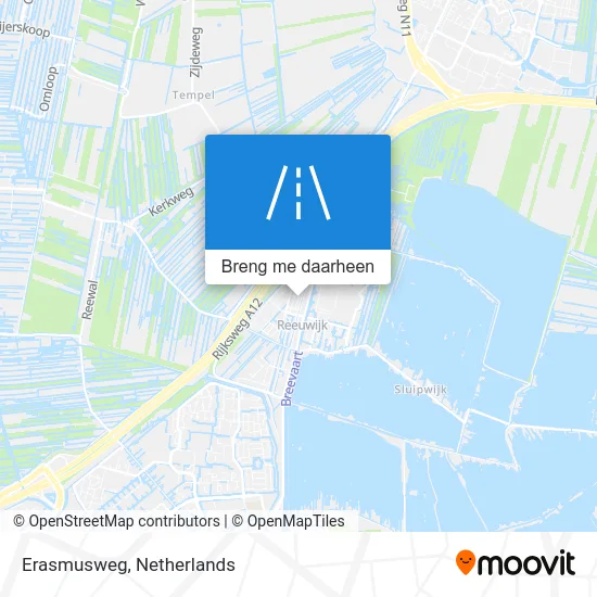 Erasmusweg kaart