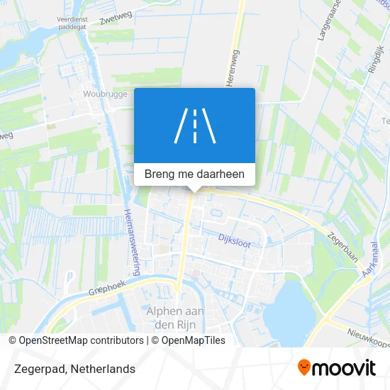 Zegerpad kaart