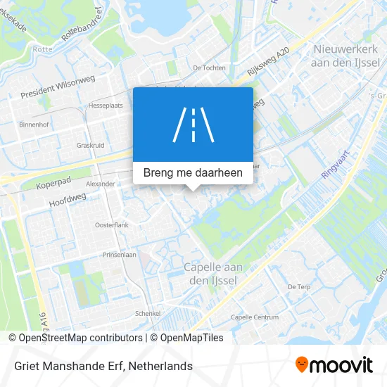 Griet Manshande Erf kaart