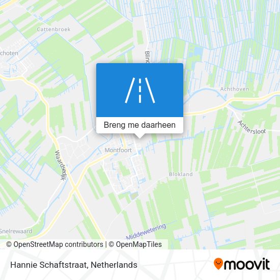 Hannie Schaftstraat kaart