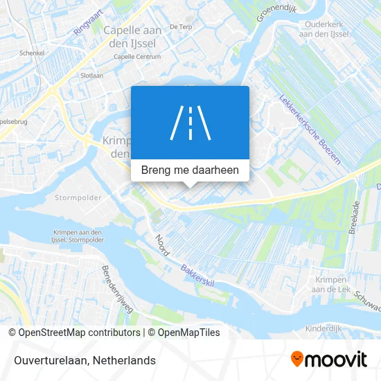 Ouverturelaan kaart