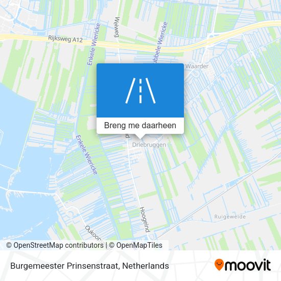 Burgemeester Prinsenstraat kaart
