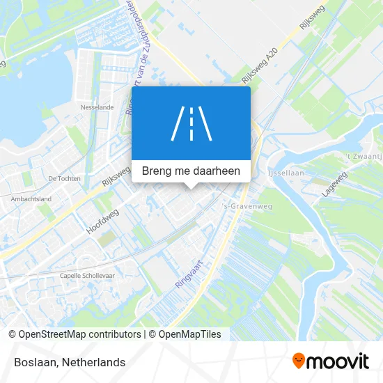 Boslaan kaart