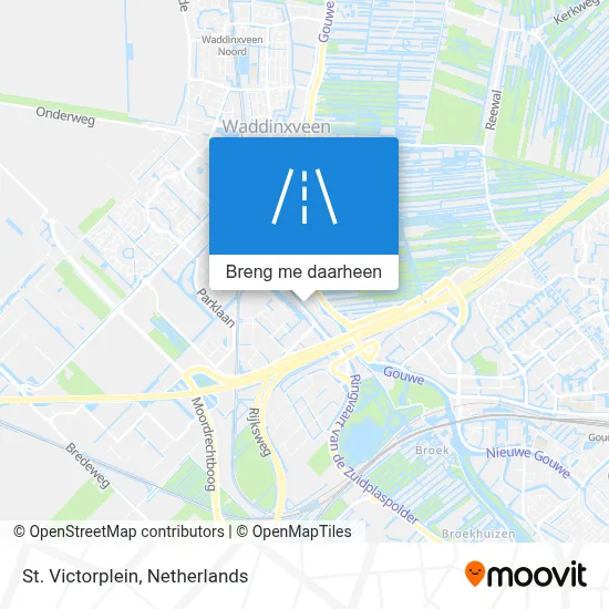 St. Victorplein kaart