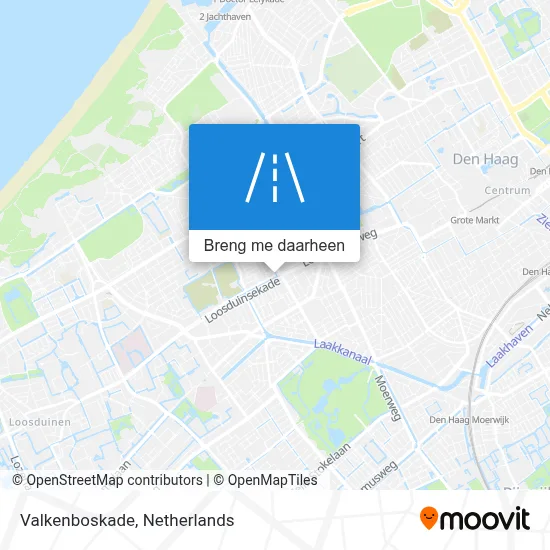 Valkenboskade kaart