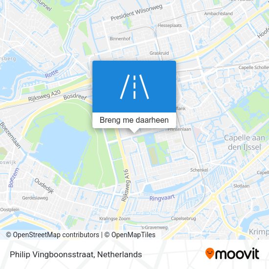 Philip Vingboonsstraat kaart