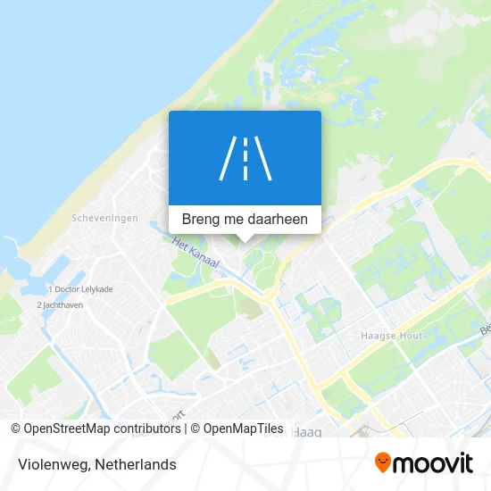 Violenweg kaart