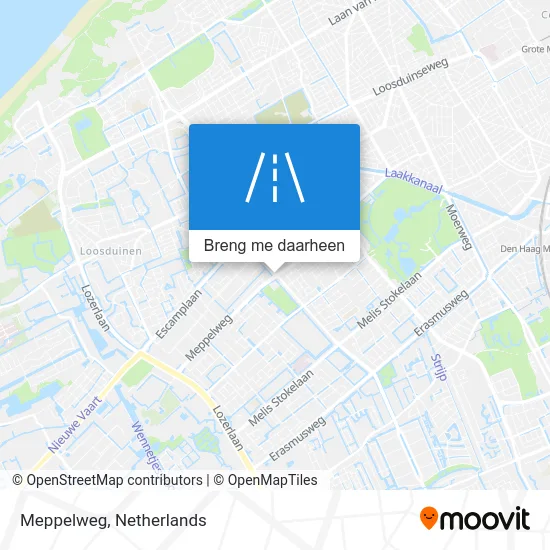Meppelweg kaart
