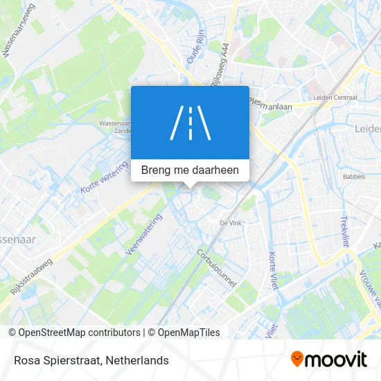 Rosa Spierstraat kaart
