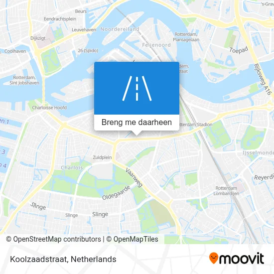 Koolzaadstraat kaart