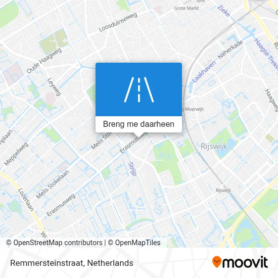 Remmersteinstraat kaart
