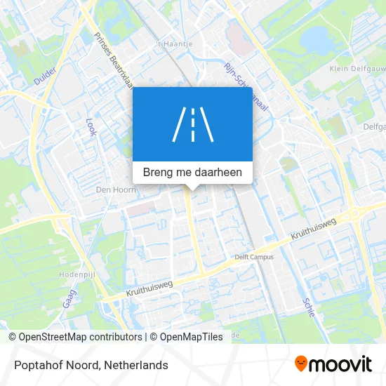 Poptahof Noord kaart