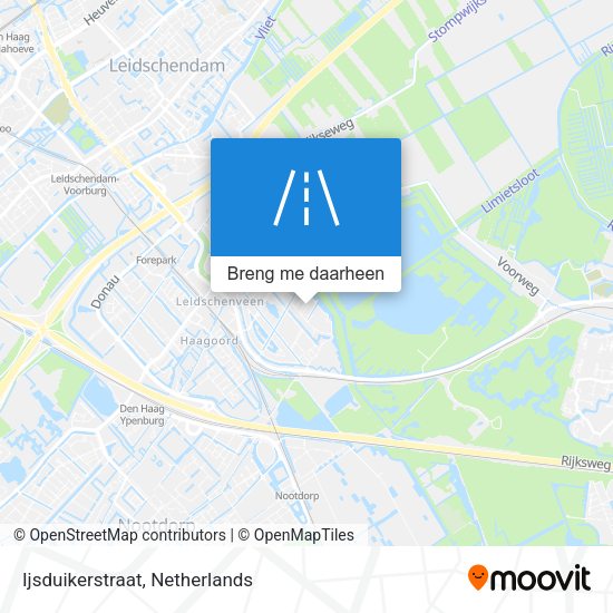 Ijsduikerstraat kaart