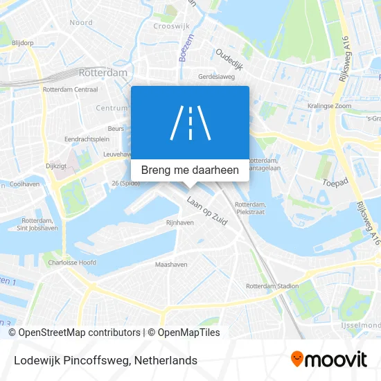 Lodewijk Pincoffsweg kaart