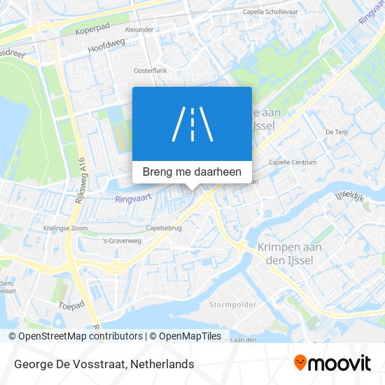 George De Vosstraat kaart