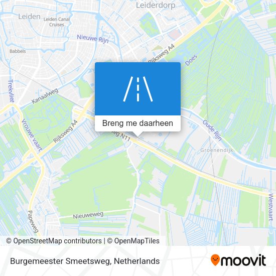 Burgemeester Smeetsweg kaart