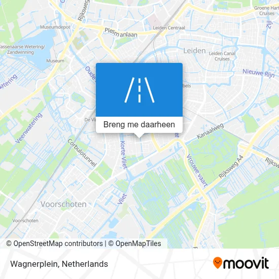 Wagnerplein kaart