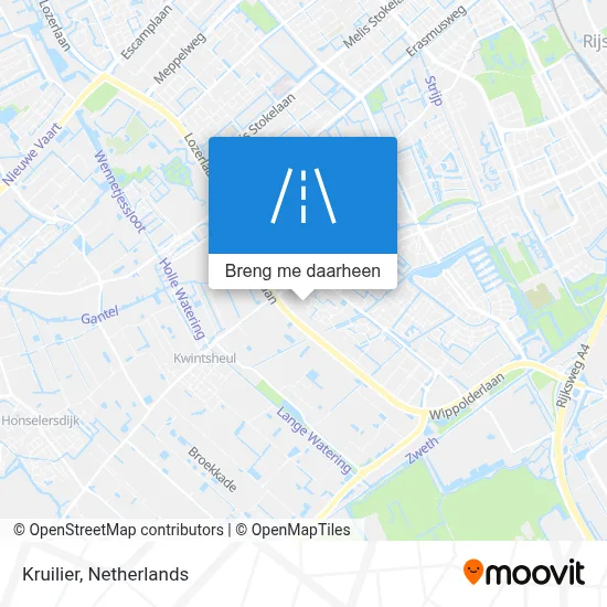 Kruilier kaart