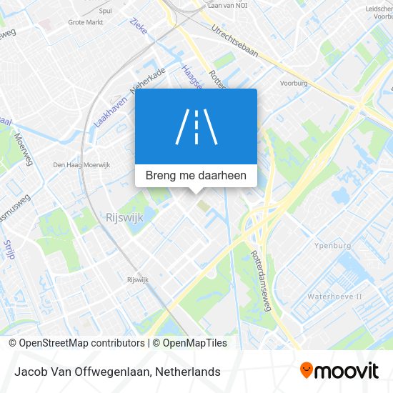Jacob Van Offwegenlaan kaart