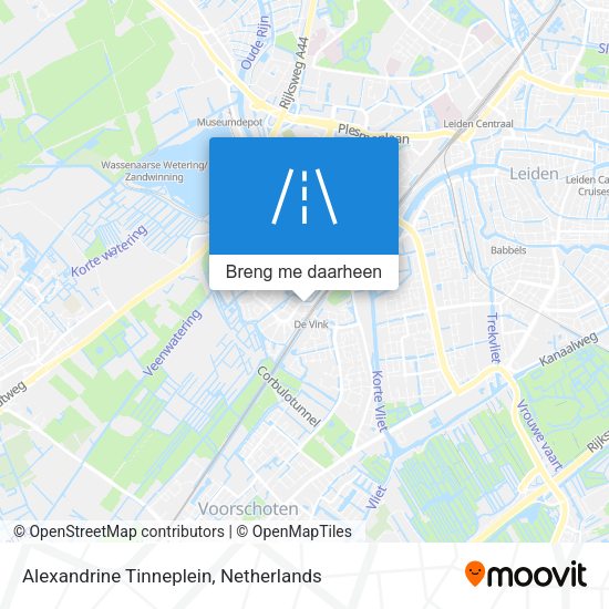Alexandrine Tinneplein kaart