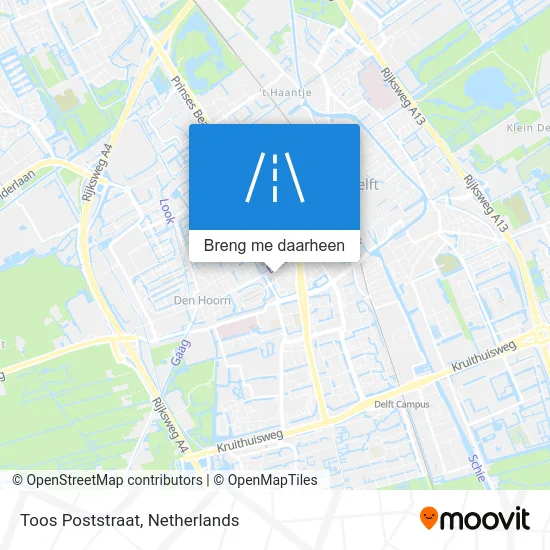 Toos Poststraat kaart
