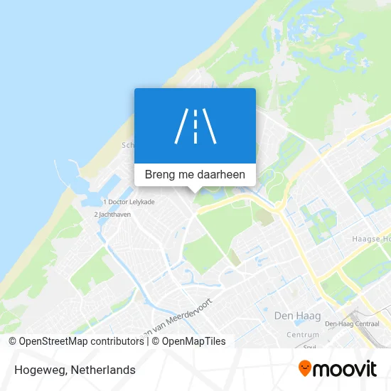 Hogeweg kaart