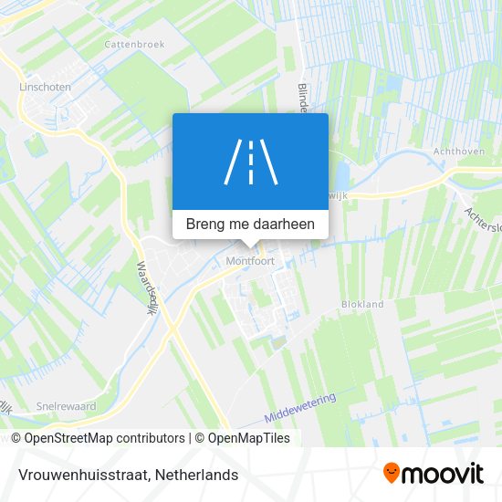 Vrouwenhuisstraat kaart