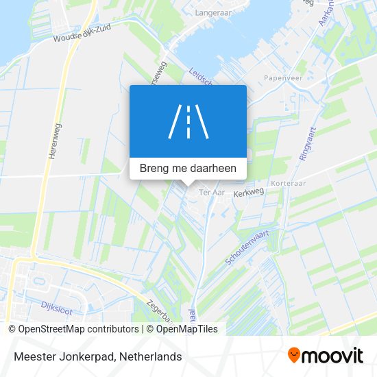 Meester Jonkerpad kaart