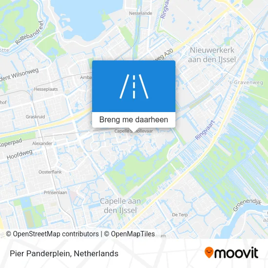 Pier Panderplein kaart