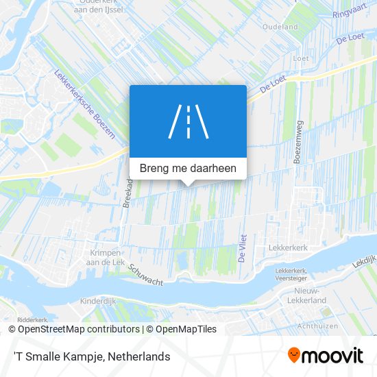 'T Smalle Kampje kaart