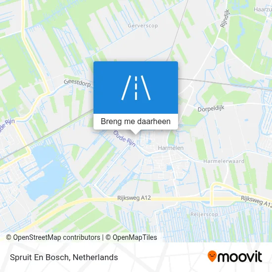 Spruit En Bosch kaart