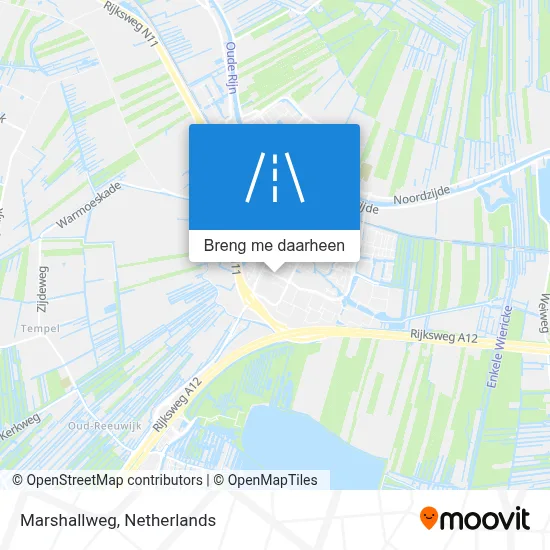 Marshallweg kaart