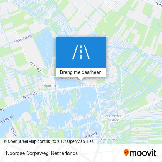 Noordse Dorpsweg kaart