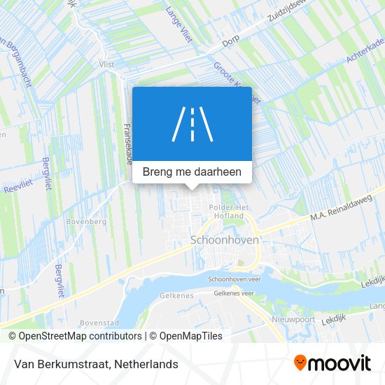 Van Berkumstraat kaart