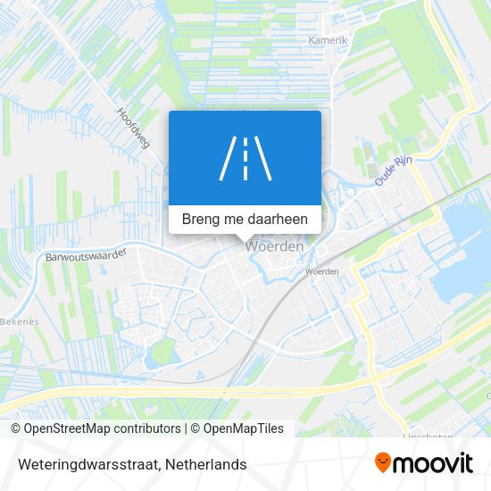 Weteringdwarsstraat kaart