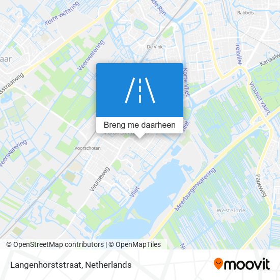 Langenhorststraat kaart