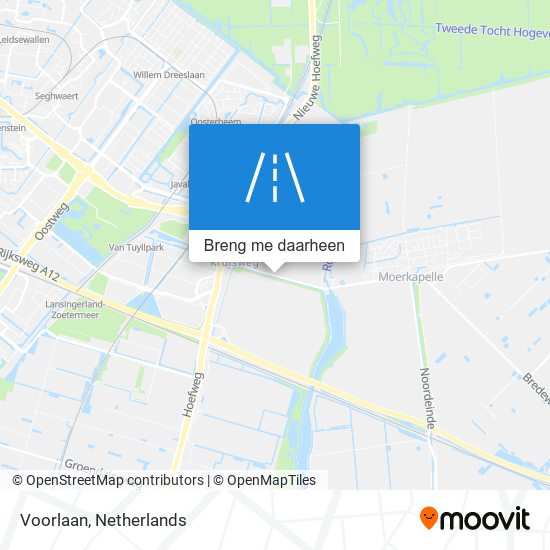 Voorlaan kaart