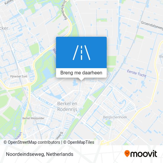 Noordeindseweg kaart