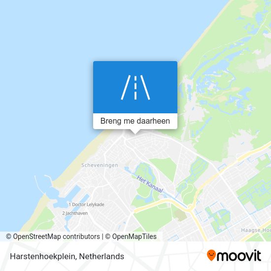 Harstenhoekplein kaart