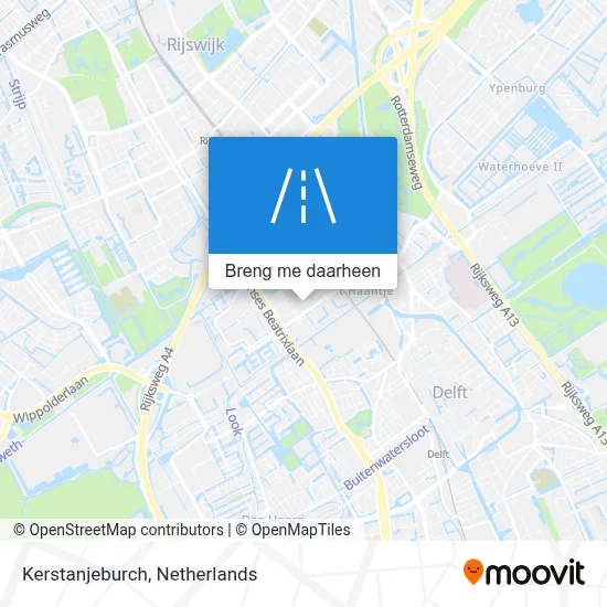 Kerstanjeburch kaart