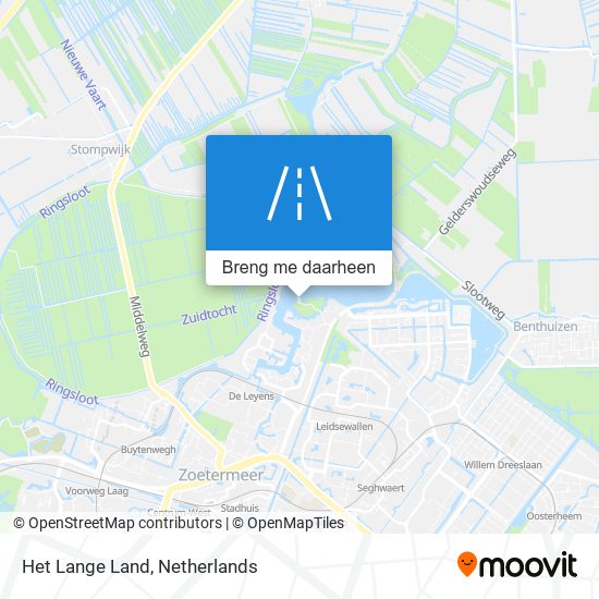 Het Lange Land kaart