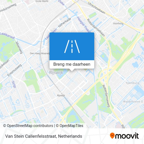 Van Stein Callenfelsstraat kaart