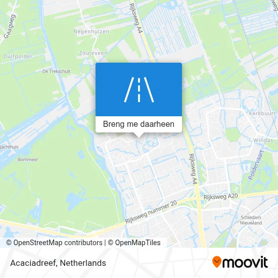 Acaciadreef kaart